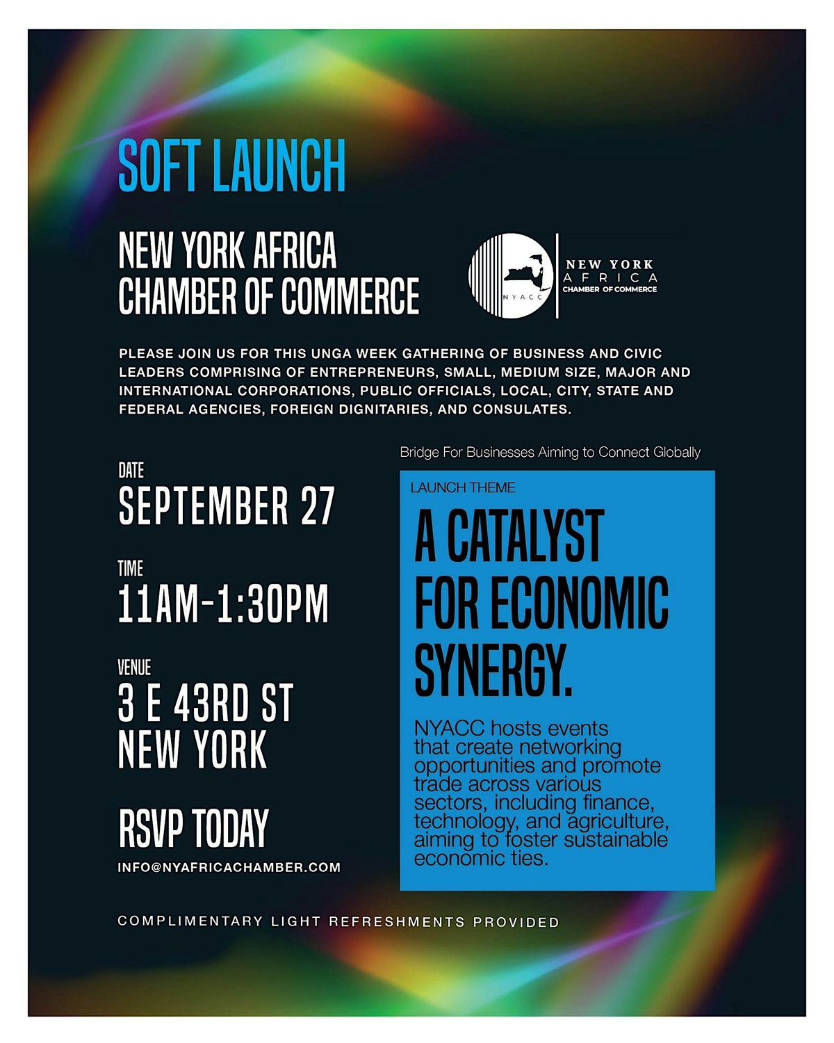 New York Africa Chamber of Commerce (NYACC) Soft Launch