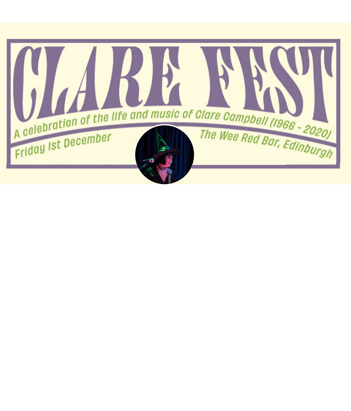 CLAREFEST - A celebration of the life and music of Clare Campbell