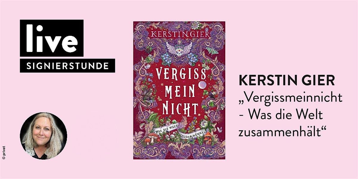 SIGNIERSTUNDE:  Kerstin Gier