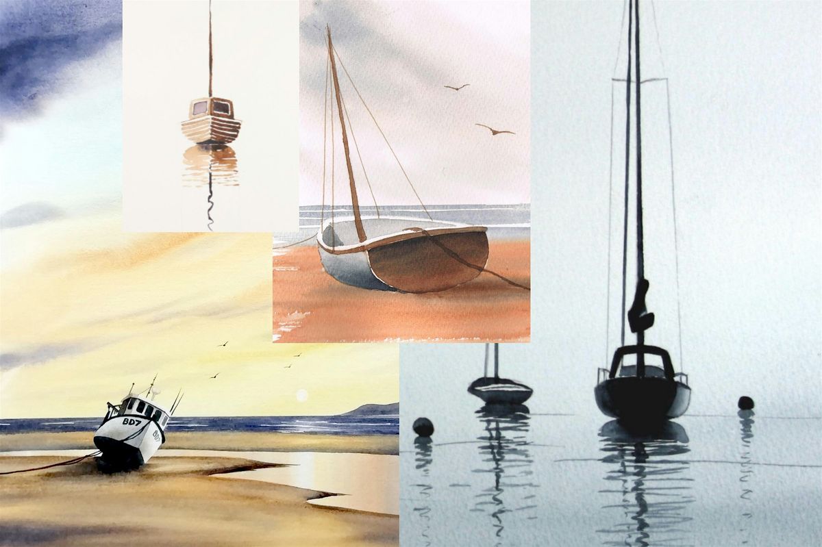 Boats in Watercolour with Stephen Coates