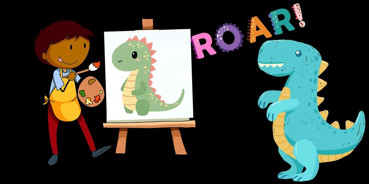 Roar! Painting Dinosaurs with Dad