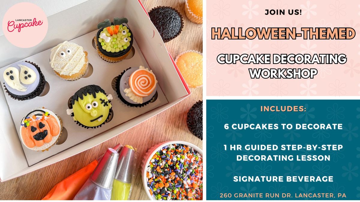 Halloween-Themed Cupcake Decorating Workshop