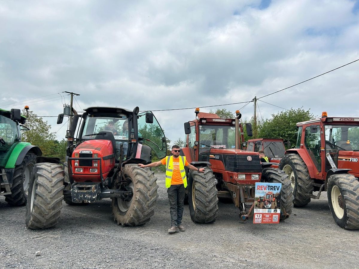 Rev for Trev Charity Tractor Run in Aid of Suicide Awareness 