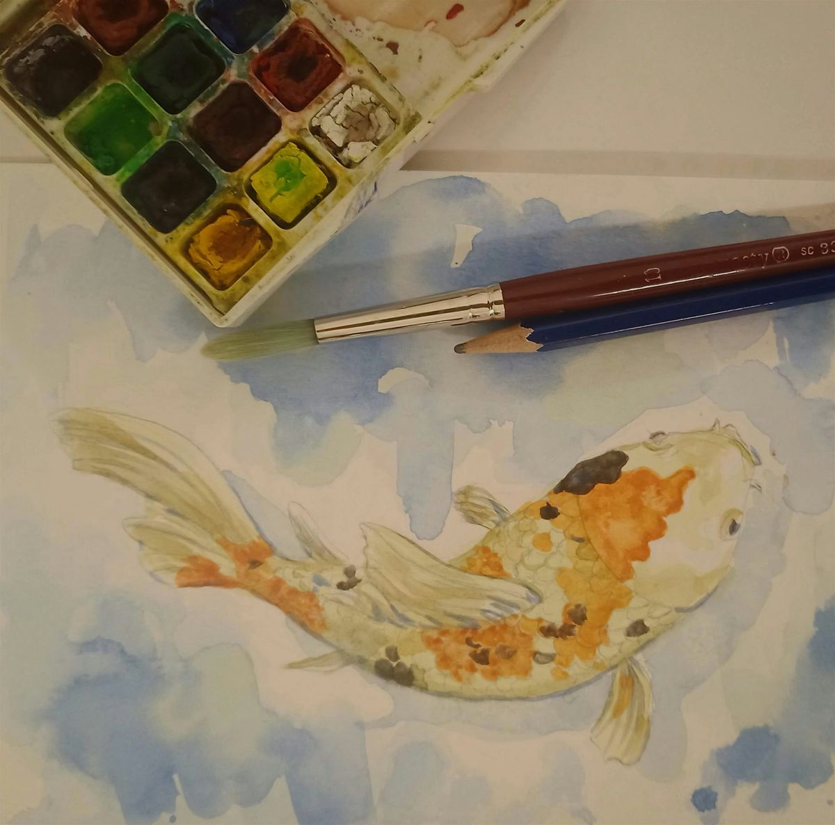 Koi Fish: A Watercolour Workshop