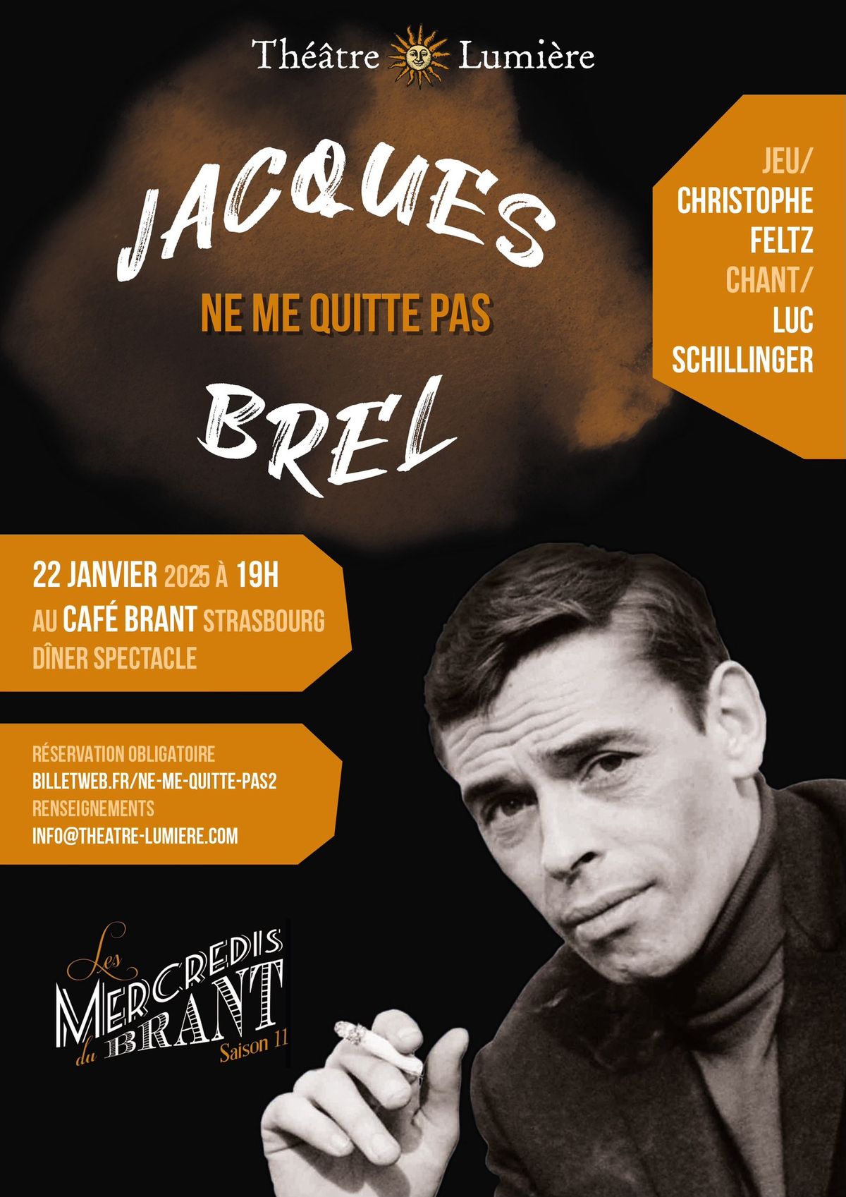 Th\u00e9\u00e2tre musical "Ne me Quitte pas" d'apr\u00e8s Jacques Brel