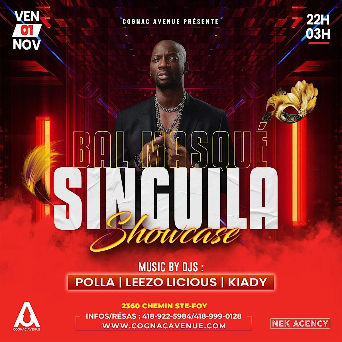 SINGUILA EN SHOWCASE - BAL MASQU\u00c9