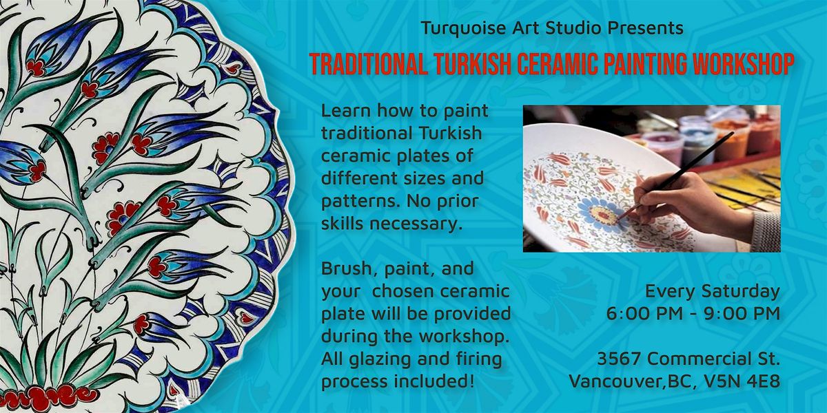 Traditional Turkish Ceramic Painting Workshop