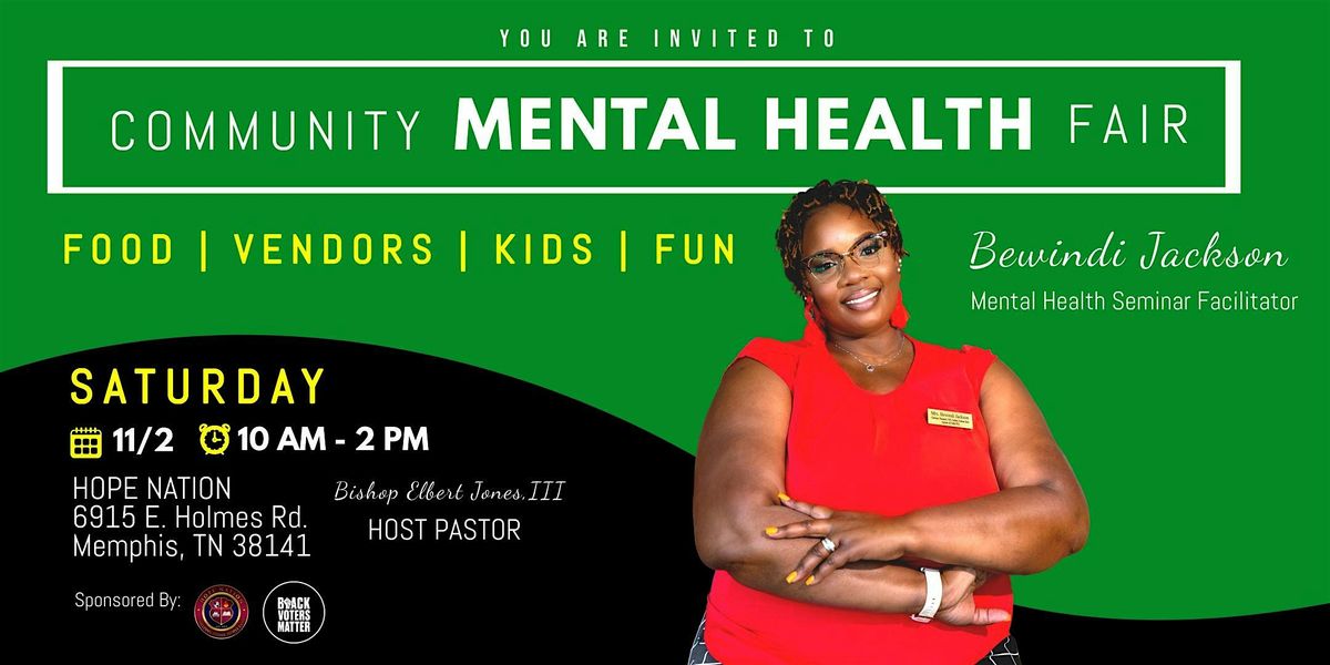 Community Mental Health Fair with Bewindi Jackson