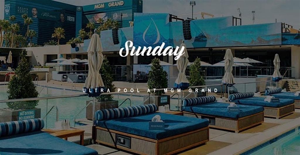 MGM Grand Ultra Day Pool Party Free Entry Sunday Passes