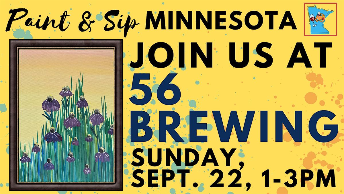 September 22 Paint & Sip at 56 Brewing