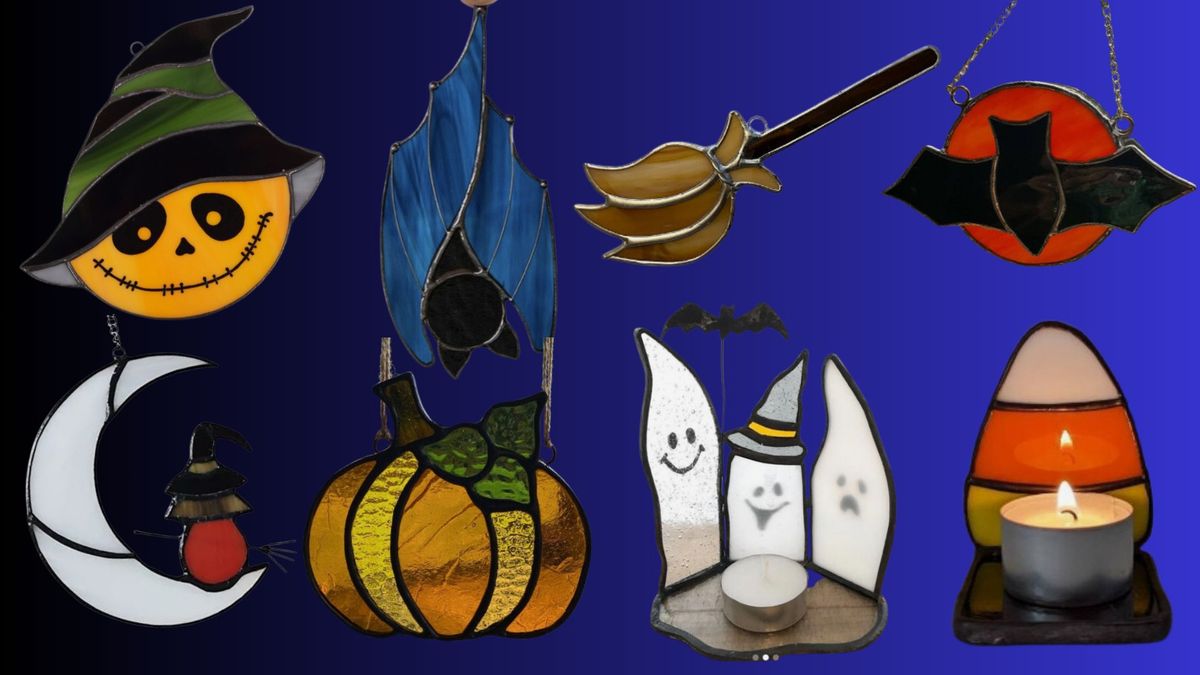 Ultimate Halloween Stained Glass Class-8 Options and 2 dates to choose from