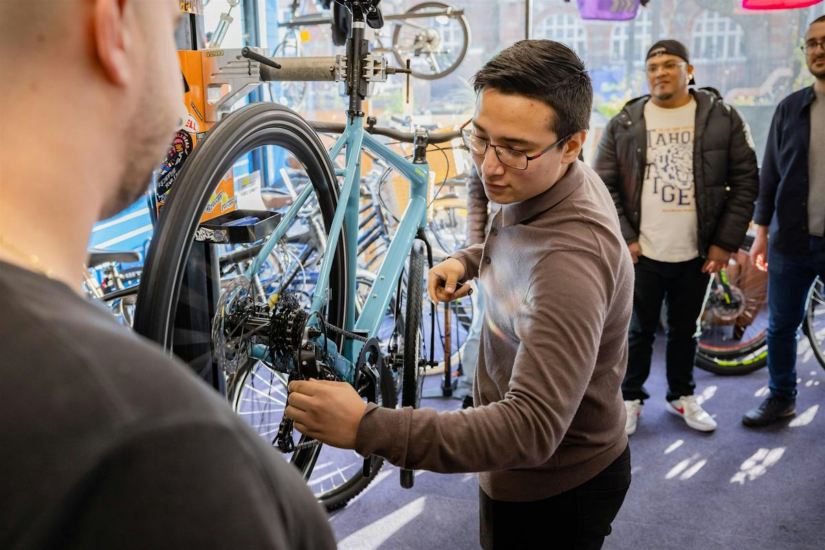 Repair and Ride workshops - St Jude's Church. Cycle maintenance basics.