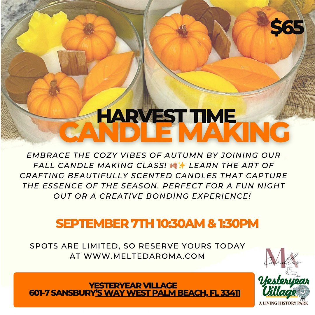 Exciting Fall Candle Making Class!