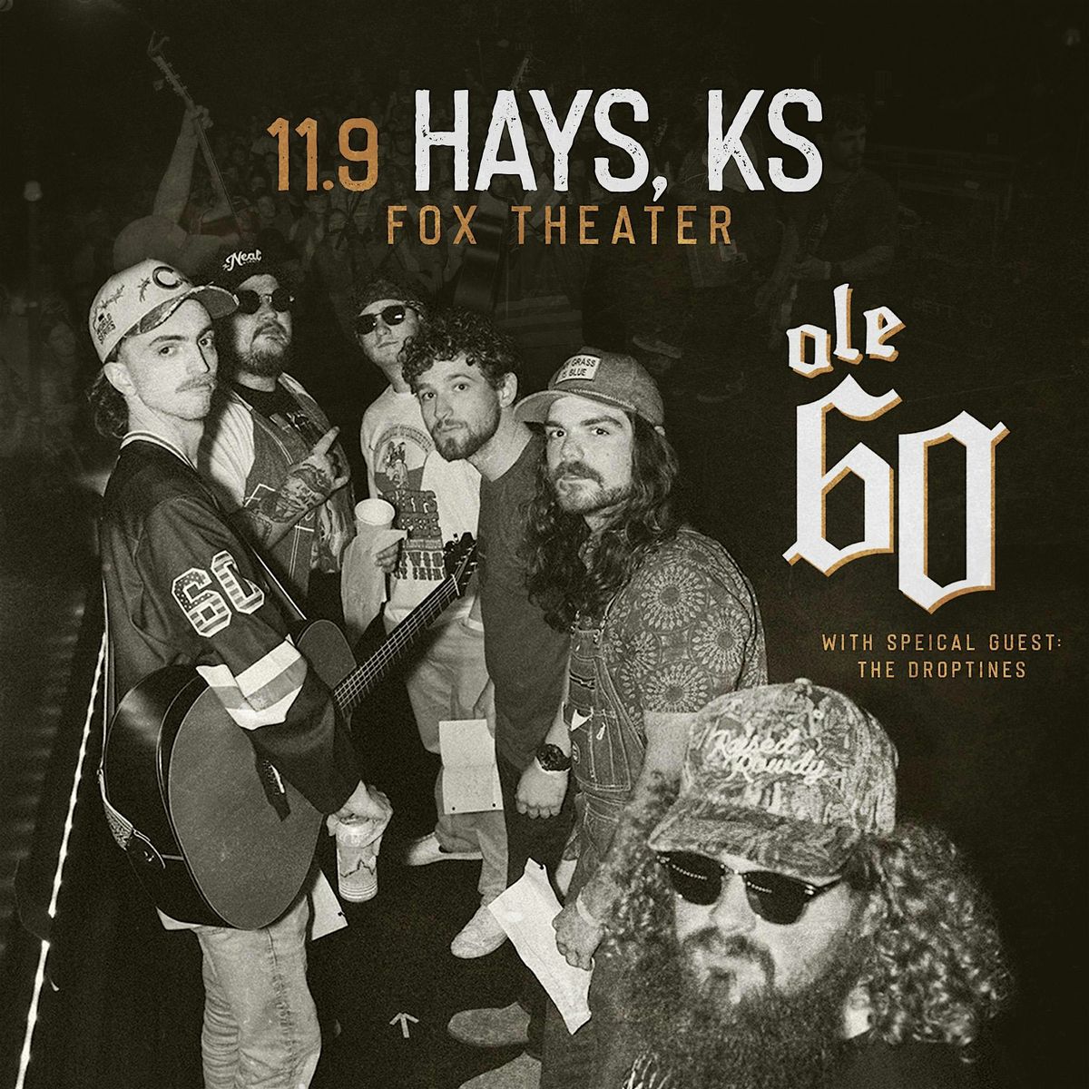 Ole 60 LIVE at The Fox (Hays, KS) W\/ The Droptines (18+)