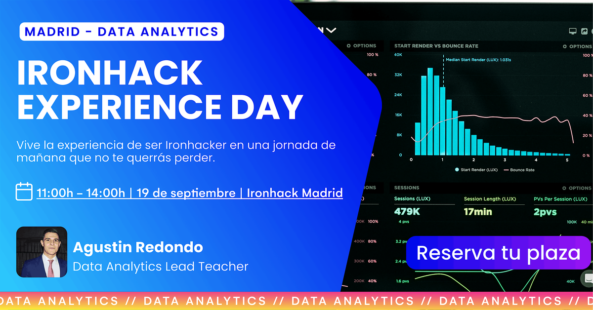 [MAD] IRONHACK EXPERIENCE DAY - DATA ANALYTICS