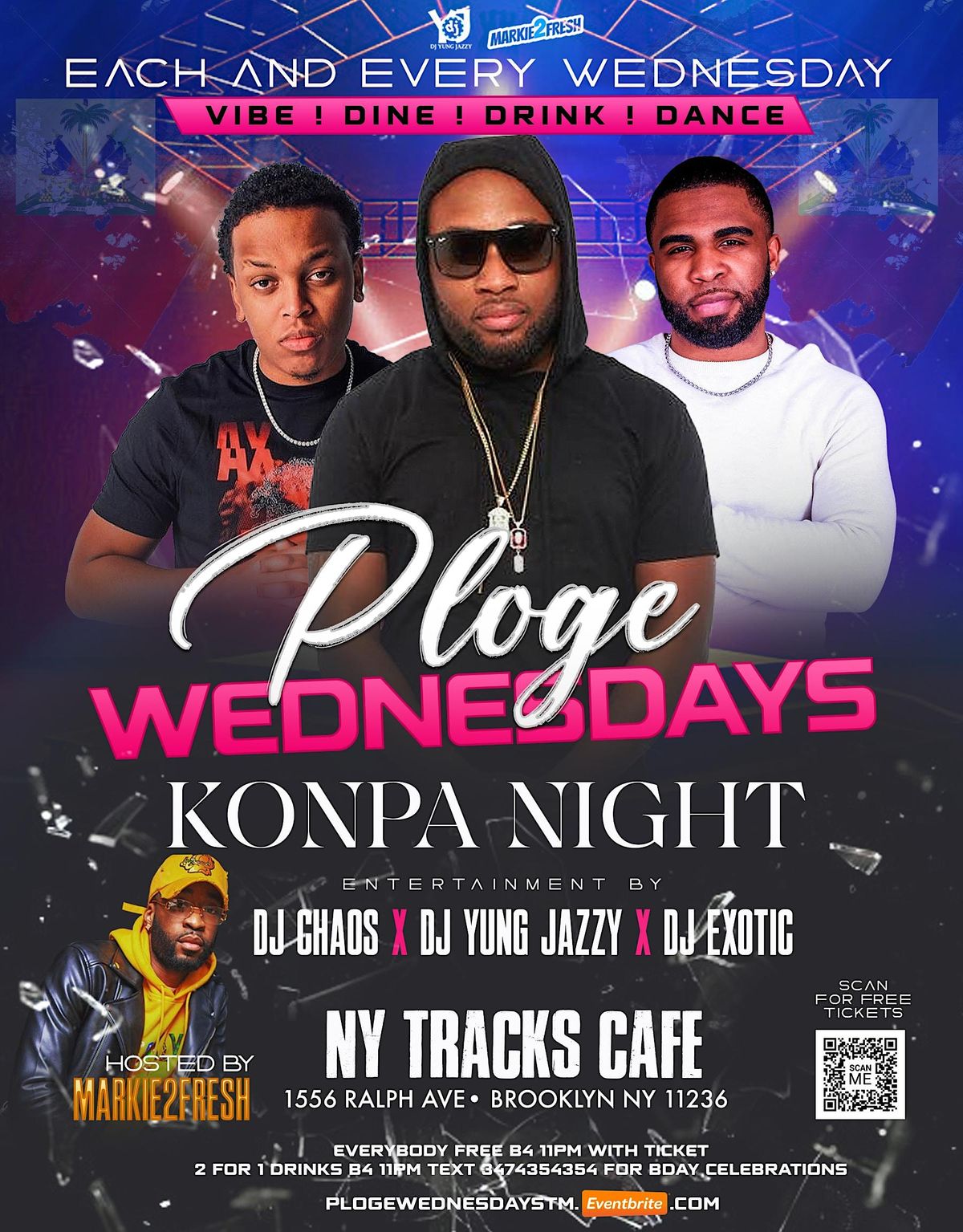 Ploge Wednesdays AT Tracks Cafe #MARKIE2FRESH