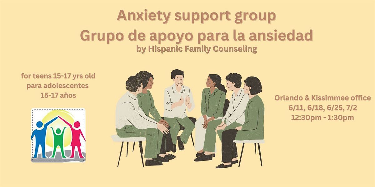 Anxiety Support Group \/ Grupo de apoyo para la ansiedad - Orlando