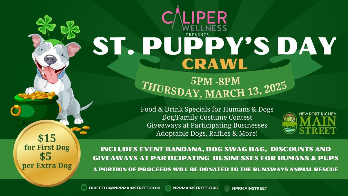 St. Puppy's Day Crawl - Presented by New Port Richey Main Street & Caliper Wellness