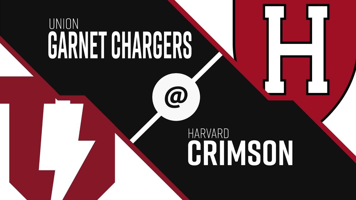 Harvard Crimson vs. Union College Garnet Chargers