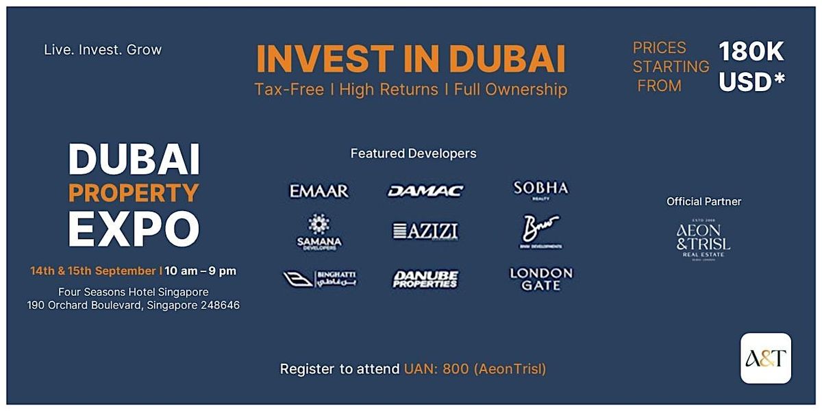 Dubai Property Expo Singapore Featuring Emaar