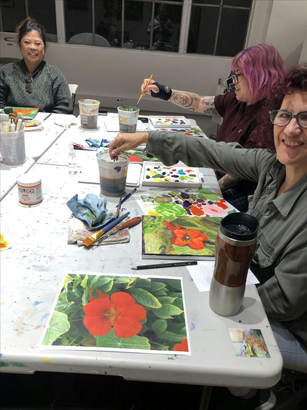 Mixed Media Art Class for Adults and Teens (16+)!