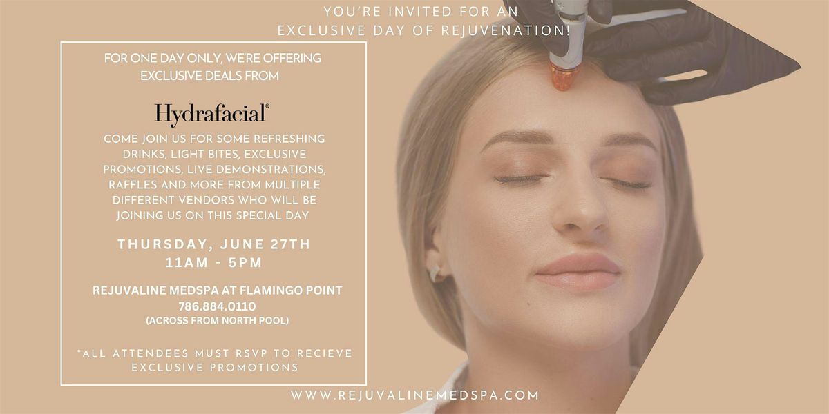 You\u2019re invited for an  Exclusive Day of Rejuvenation!