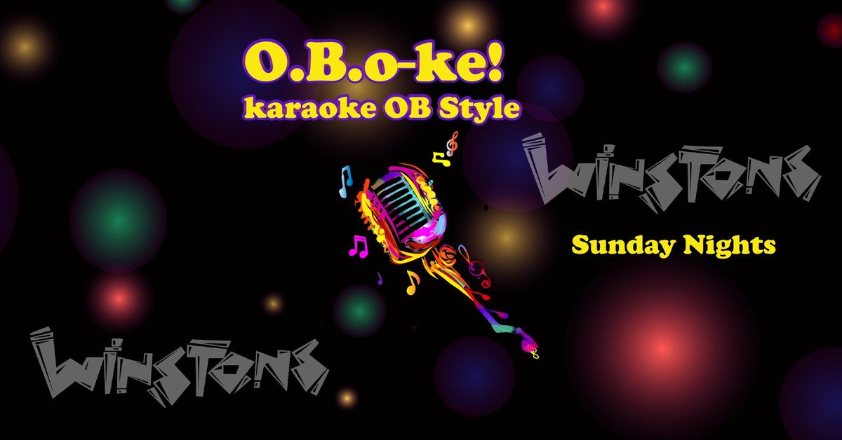 Sunday Night OBoke Karaoke