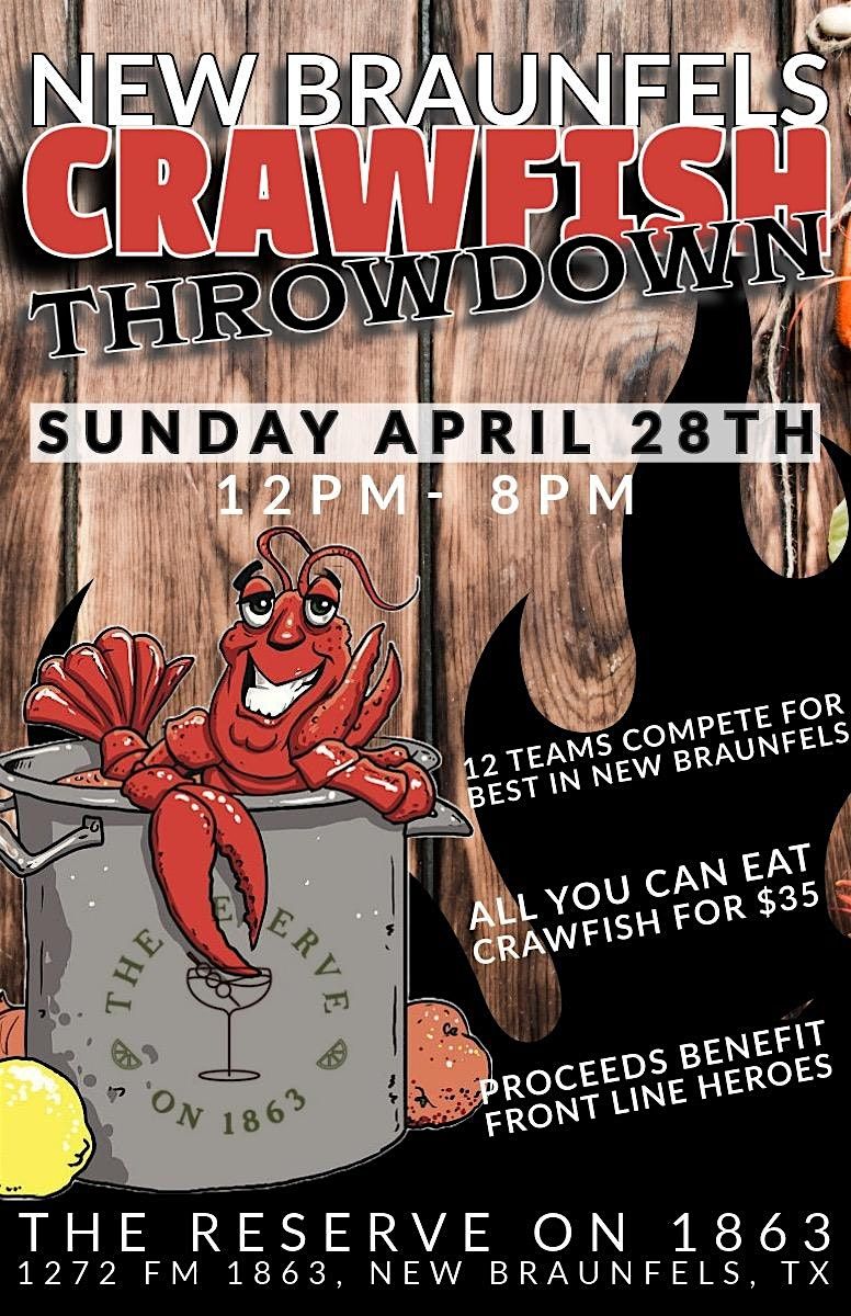2nd Annual New Braunfels Crawfish Throwdown!