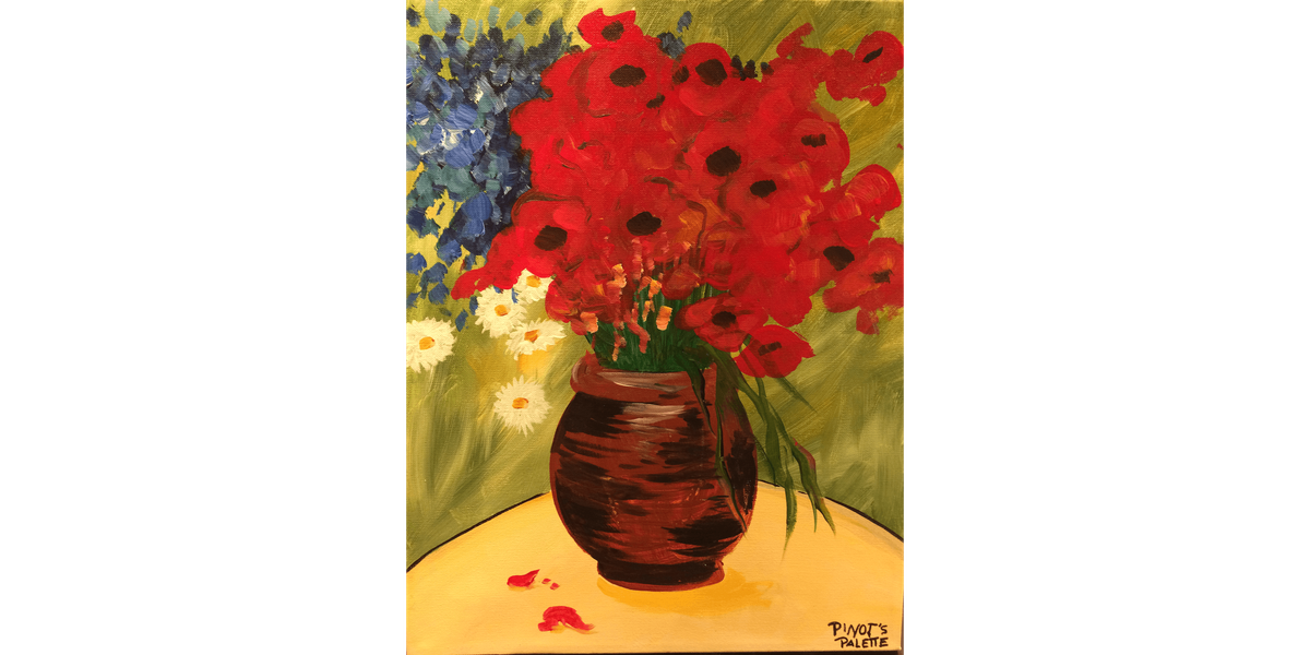 Van Gogh's Daisies and Poppies - Paint and Sip in Tyler | Classpop!\u2122