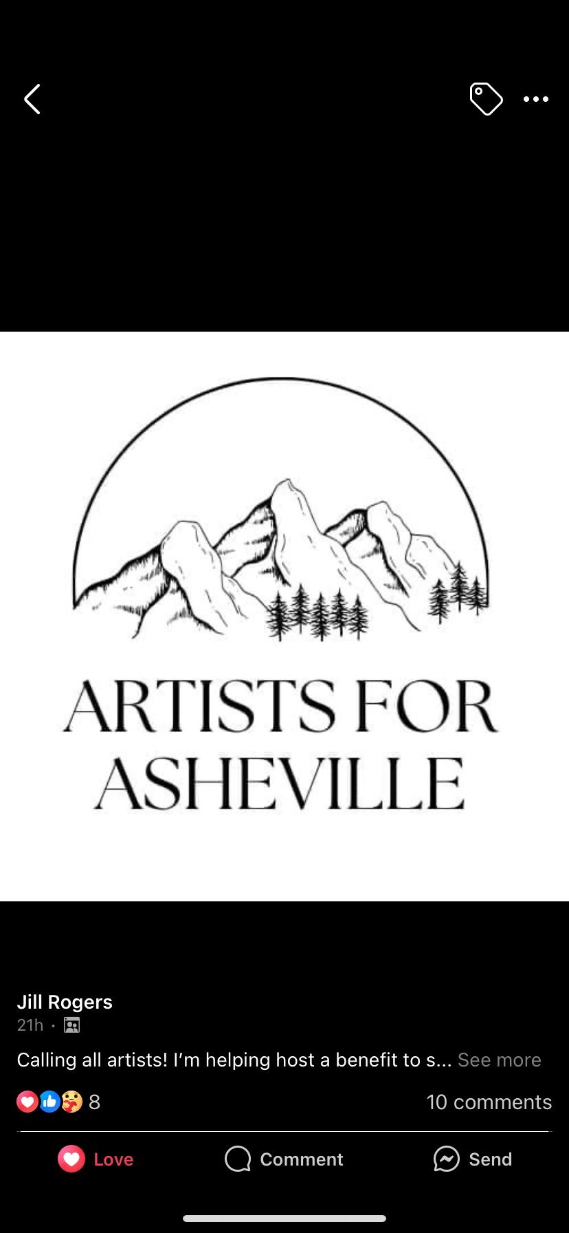 Artists for Asheville Benefit