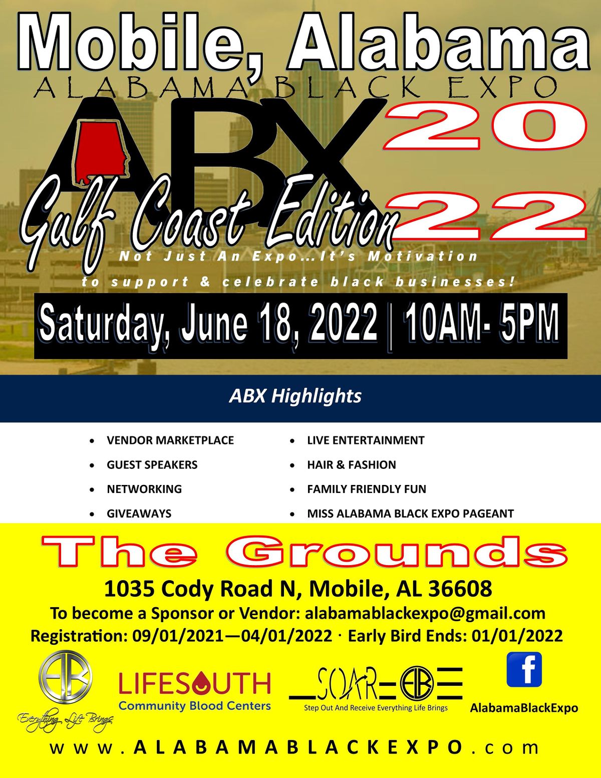 Alabama Black Expo Gulf Coast, 1035 Cody Rd N, Mobile, 18 June 2022
