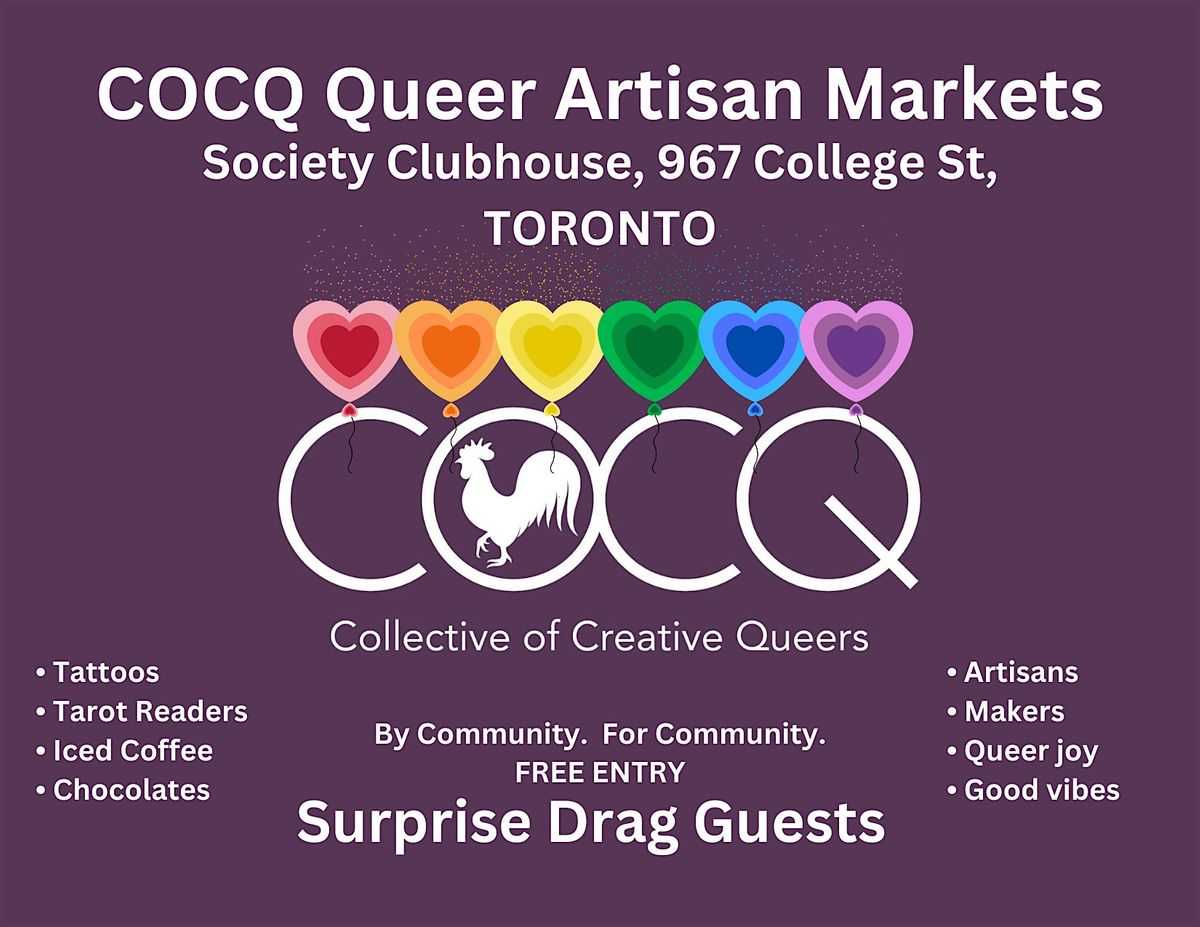 COCQ Queer Artisan PRIDE Market