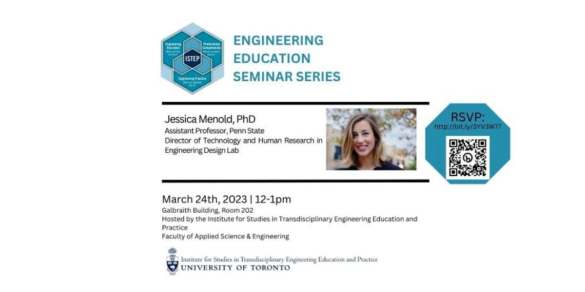 ISTEP Seminar Series - Prof.  Jessica Menold