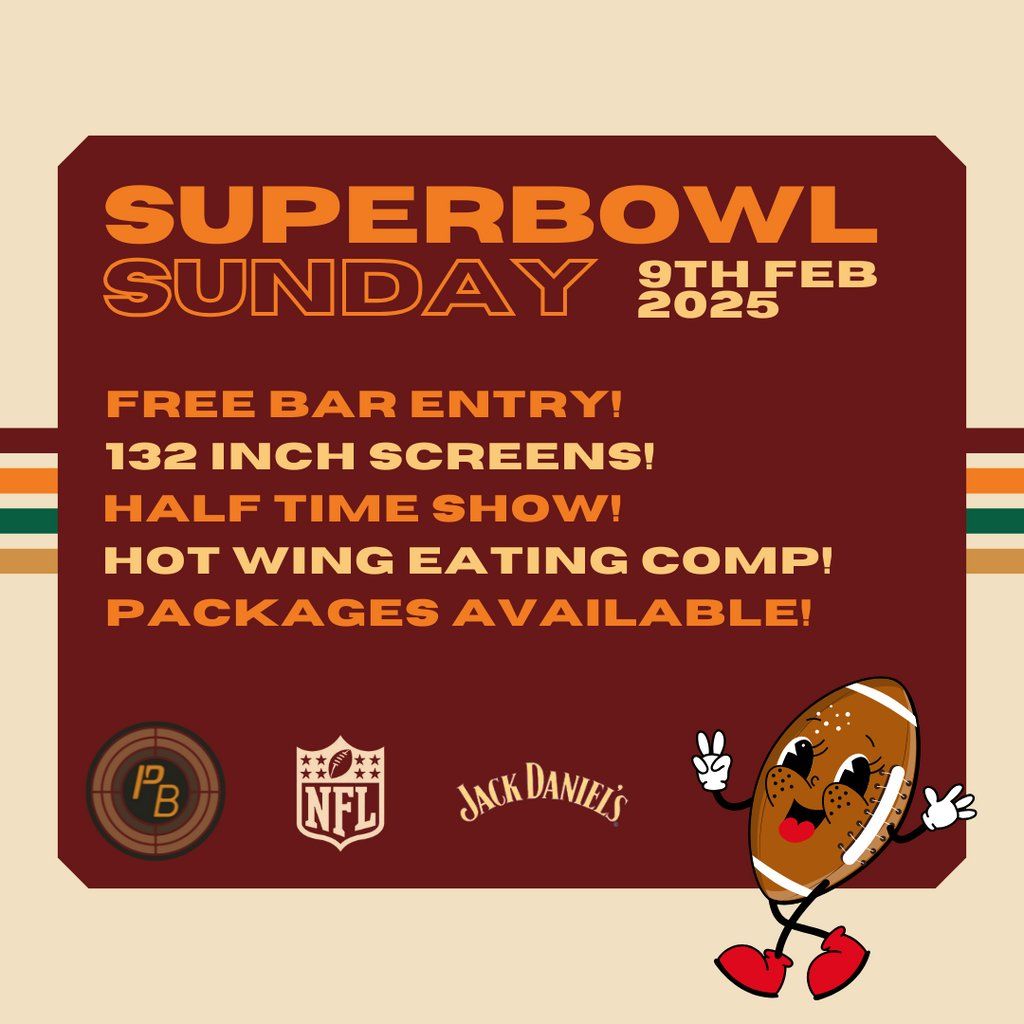 Superbowl Sunday @ Point Blank Manchester