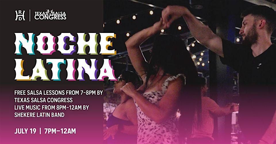 FREE Salsa Lesson  at Noche Latina at Home Run Dugout-Katy