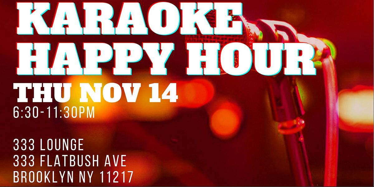 BLI NUPES - KARAOKE HAPPY HOUR