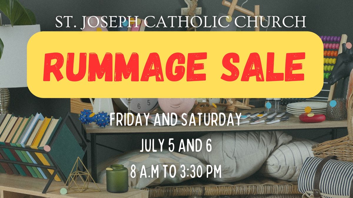 St. Joseph Church Rummage Sale