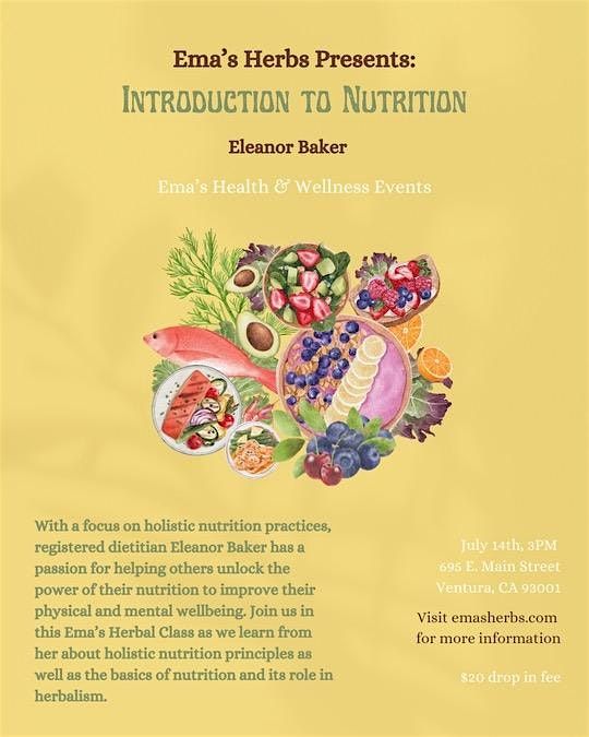 Introduction to Nutrition with Eleanor Baker
