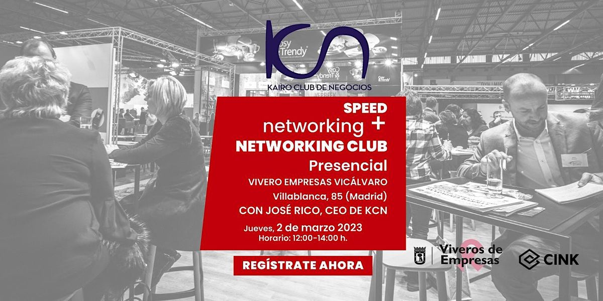 Speed Networking Presencial Vic\u00e1lvaro - 2 de marzo