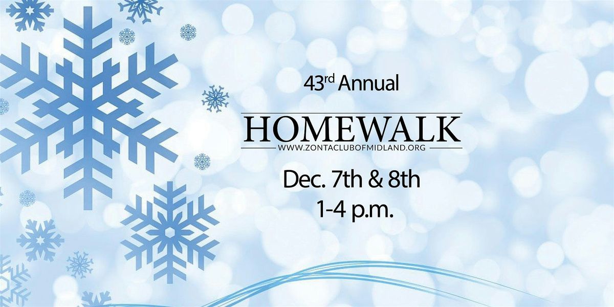 43rd Annual Zonta Homewalk