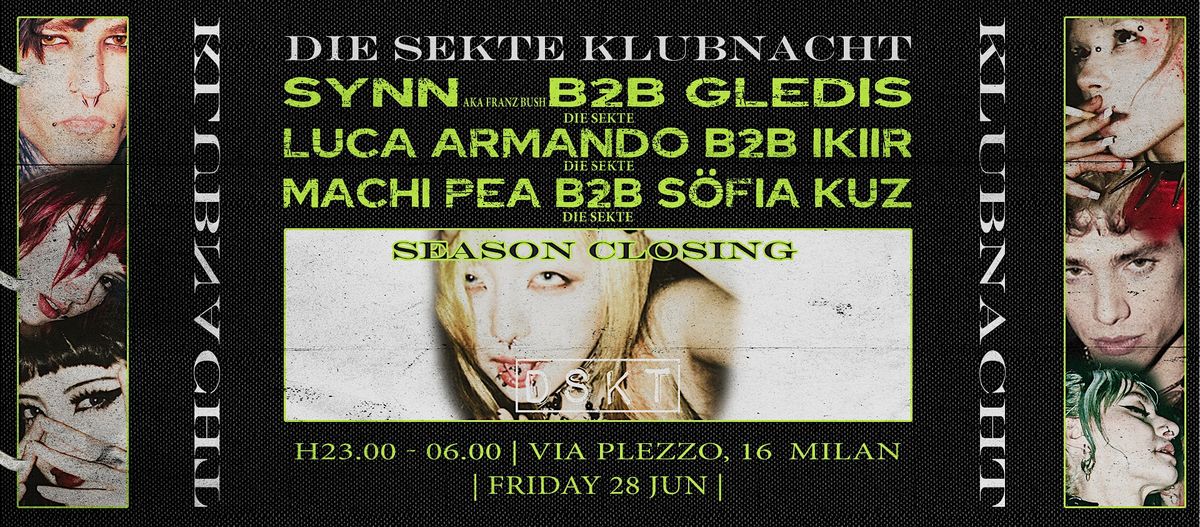 DIE SEKTE KLUBNACHT \/\/ SEASON CLOSING