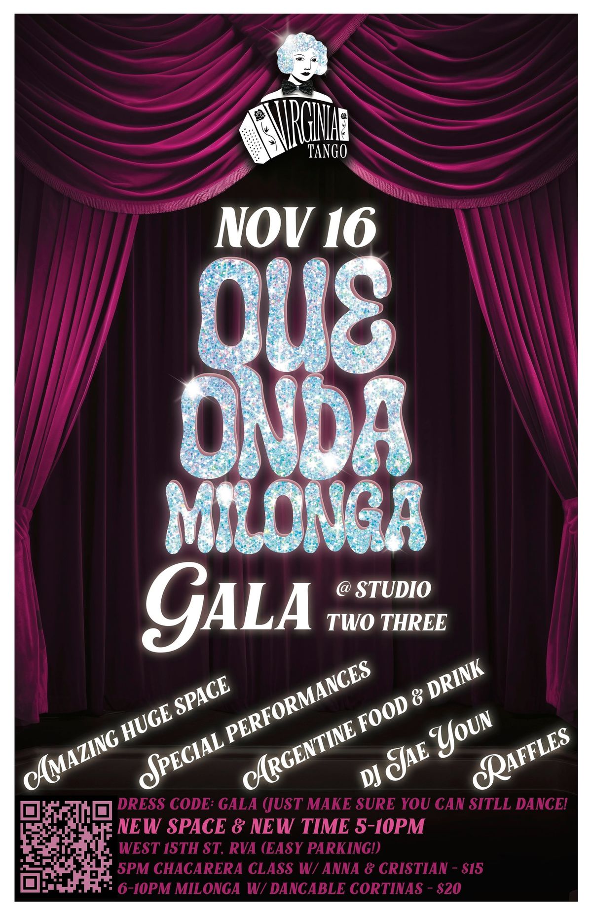 !Que Onda Milonga Gala! NOV 16th at Studio Two Three