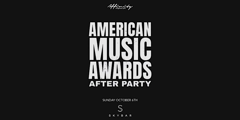 American Music Awards After Party @ Skybar (Top Media, Celebs, Red Carpet)