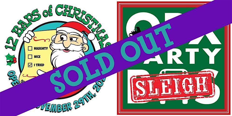 SOLD OUT-12 Bars of Christmas VIP crawl on OBX Party Sleigh (DAY RED ROUTE)