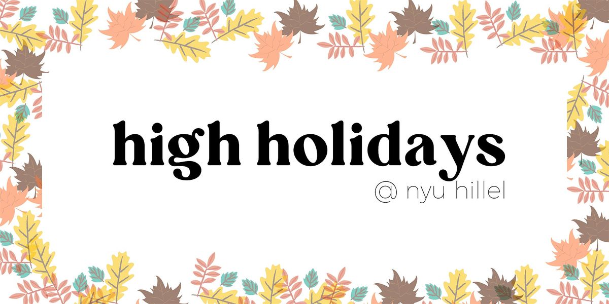 High Holidays with NYU Hillel 2024 | 5785