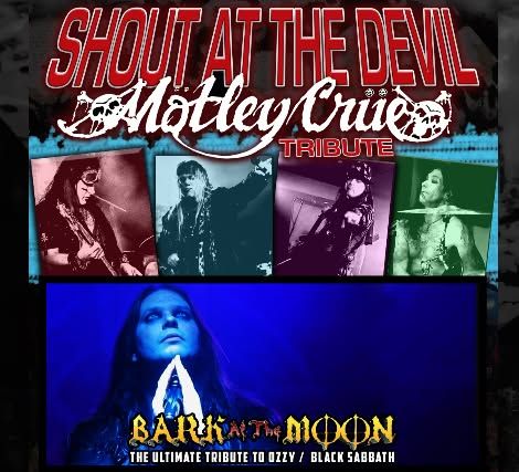 Shout At The Devil - Motley Crue Tribute, Bark At The Moon - Ozzy Tribute