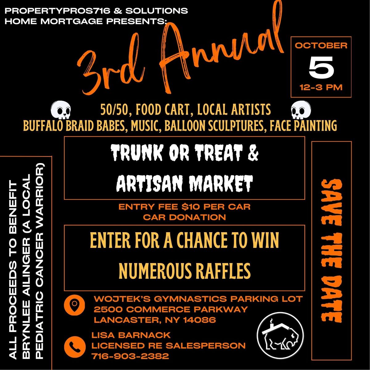 3rd Annual Trunk or Treat and Artisan Market