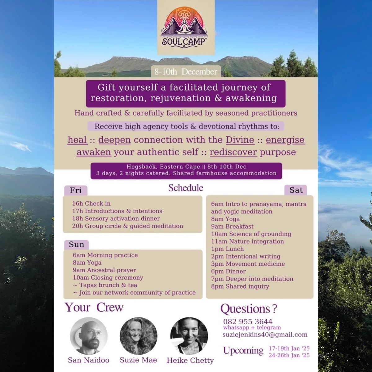 SoulCamp, Hogsback Retreat 2025