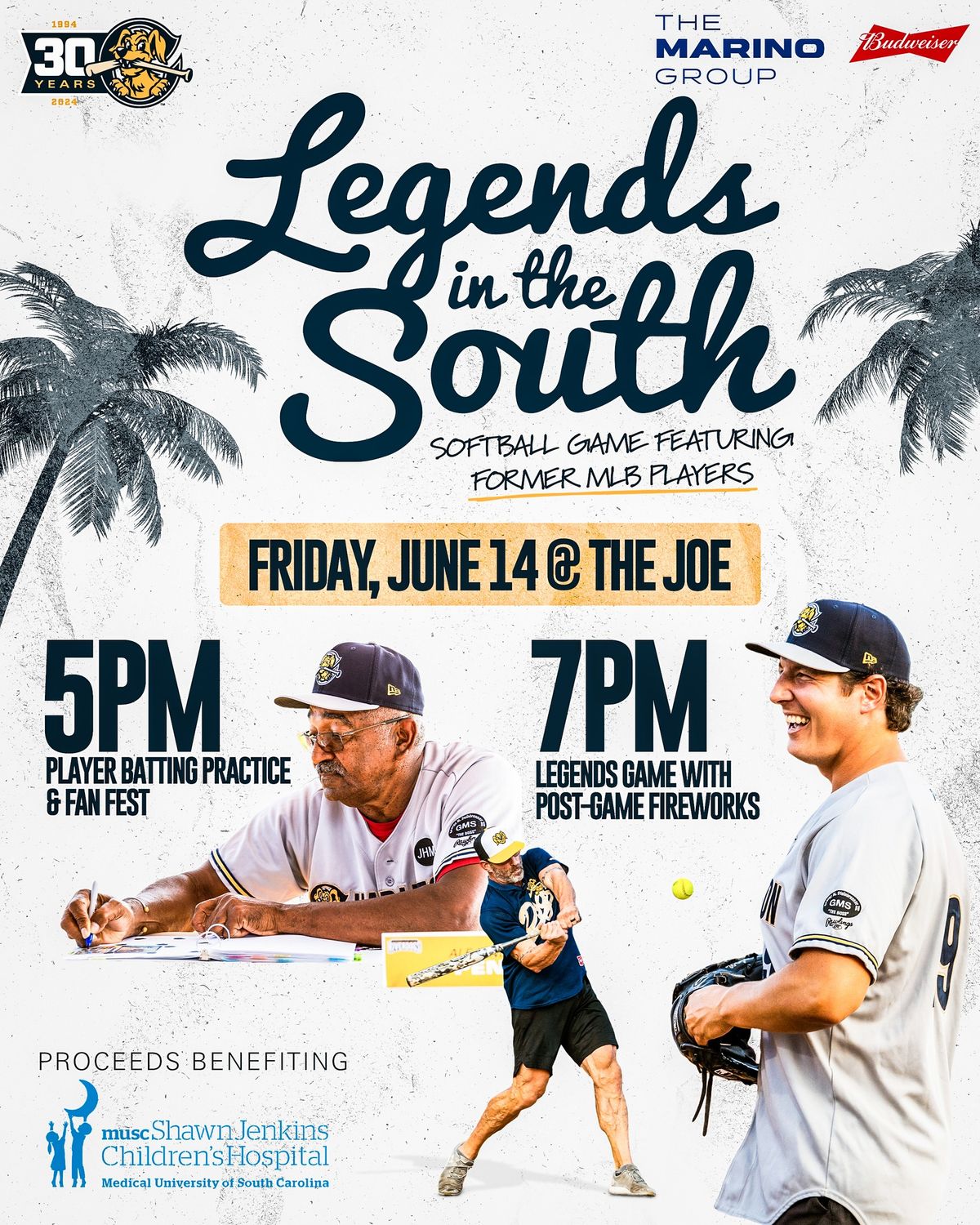 Legends in the South Charity Softball Game
