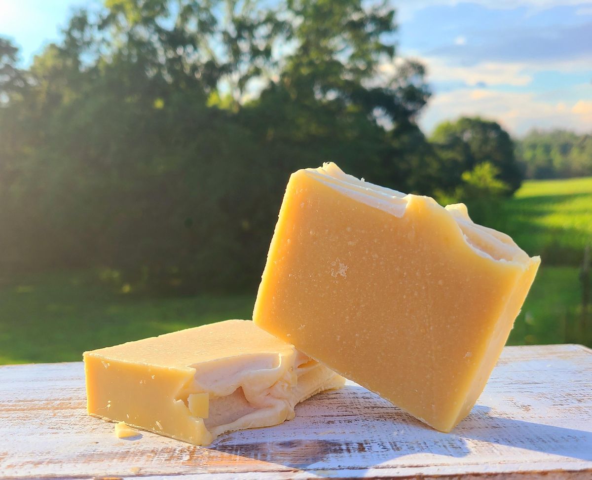 Goats milk soap class @ the Coffee Mill